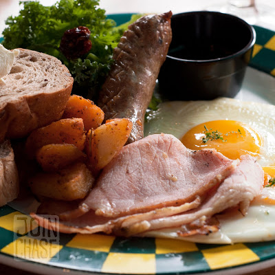 Two Eggs Any Style Two Eggs Any Style at Cottage Cafe Borie in Itaewon, Seoul, South Korea.